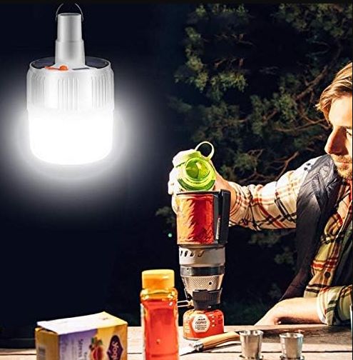 Bombilla LED solar Portatil