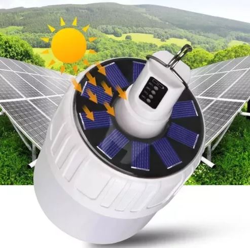 Bombilla LED solar Portatil