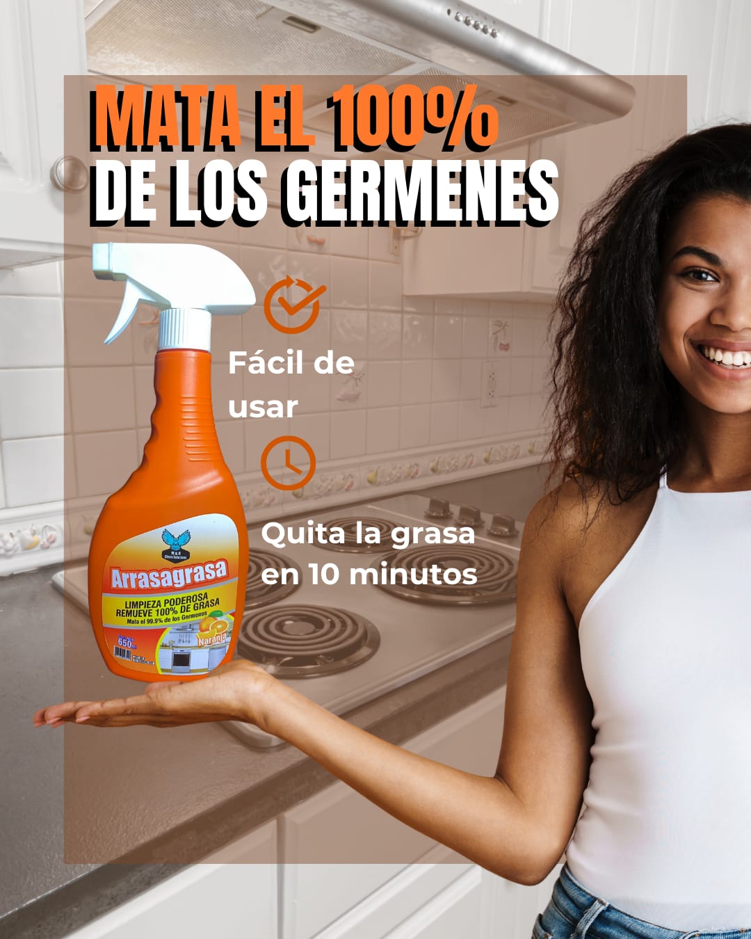 Arrasadora de Grasas: 650 ML UNA LIMPIEZA PODEROSA