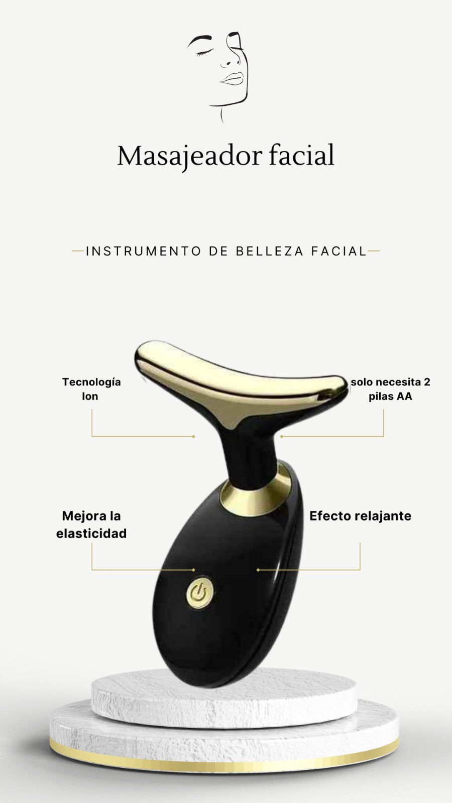 Masajeador facial, Antiarrugas