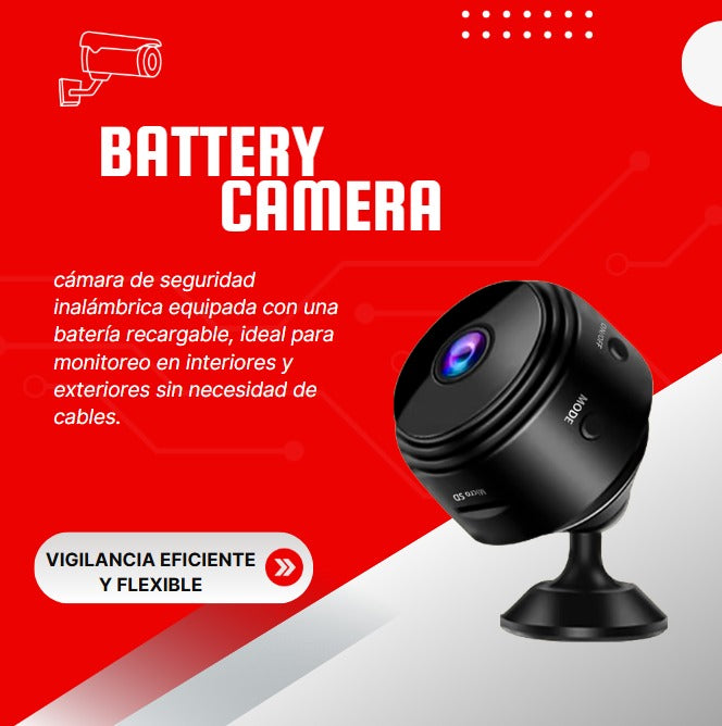 BatteryGuard Cam — Cámara con batería